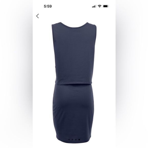 VENUS Navy Blue Tank Dress Medium - Picture 4 of 6